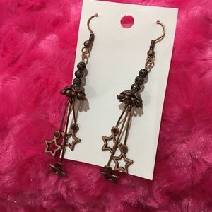 Antique Copper Dangle Earrings